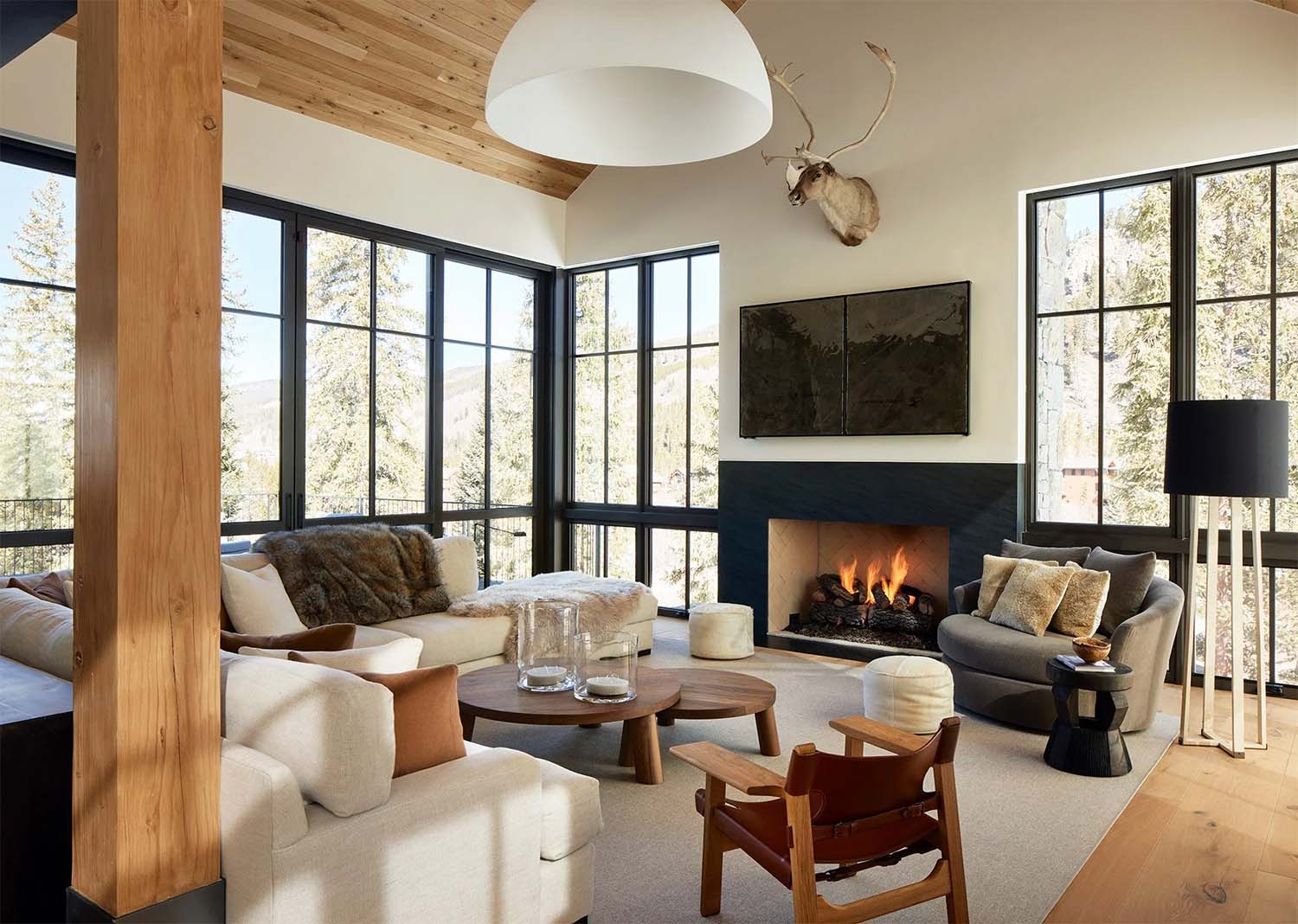 modern-rustic-living-room-with-sculptural-furniture Modern Rustic Living Room with Sculptural Furniture