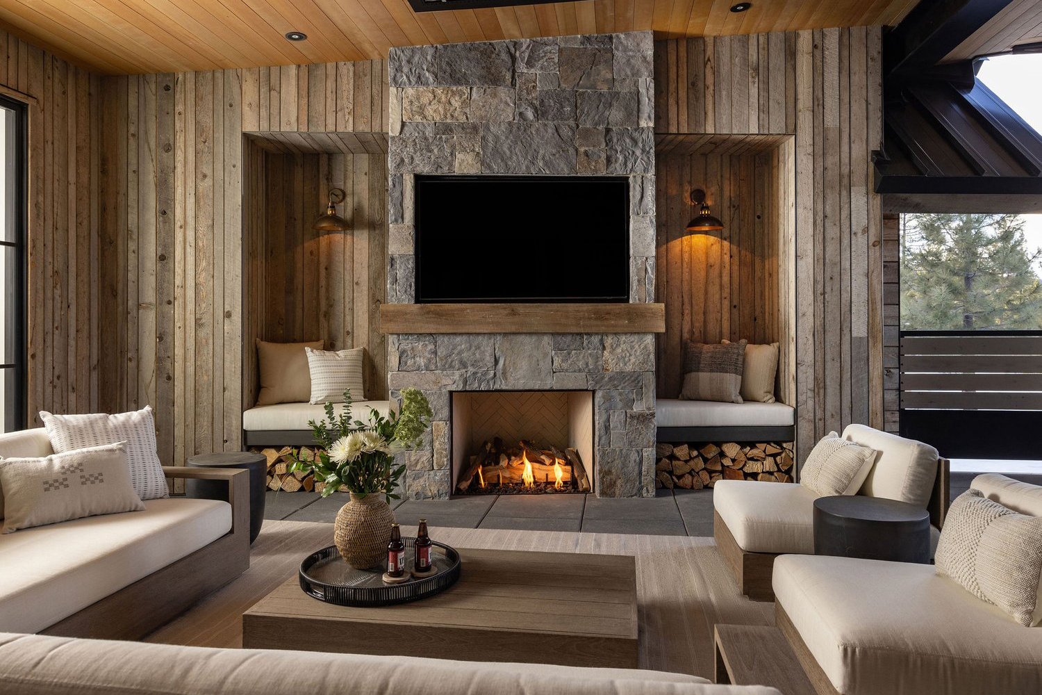 cozy-cabin-living-room Cozy Cabin Living Room