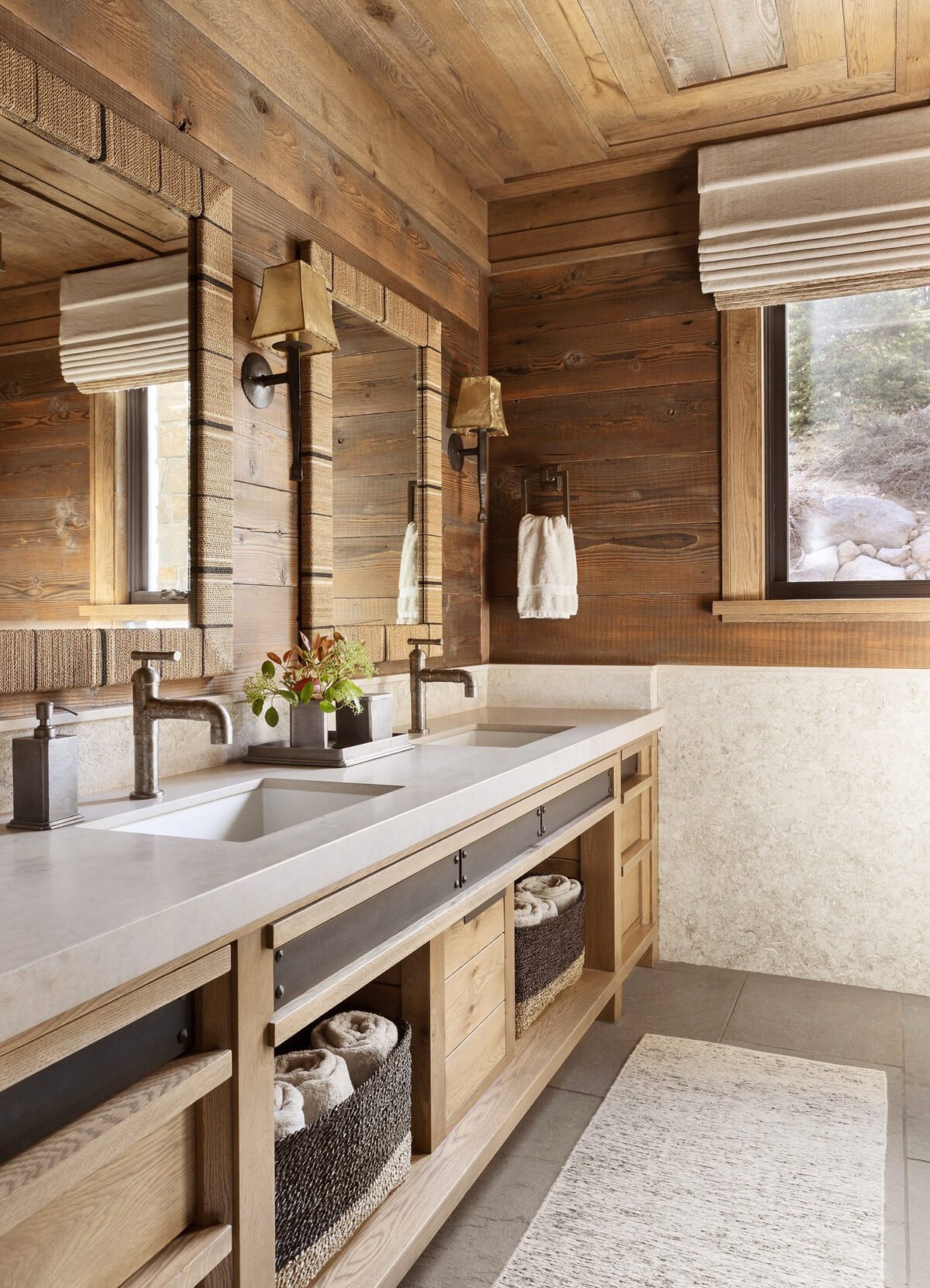 34 Rustic Bathroom Design Ideas for a Cozy Space