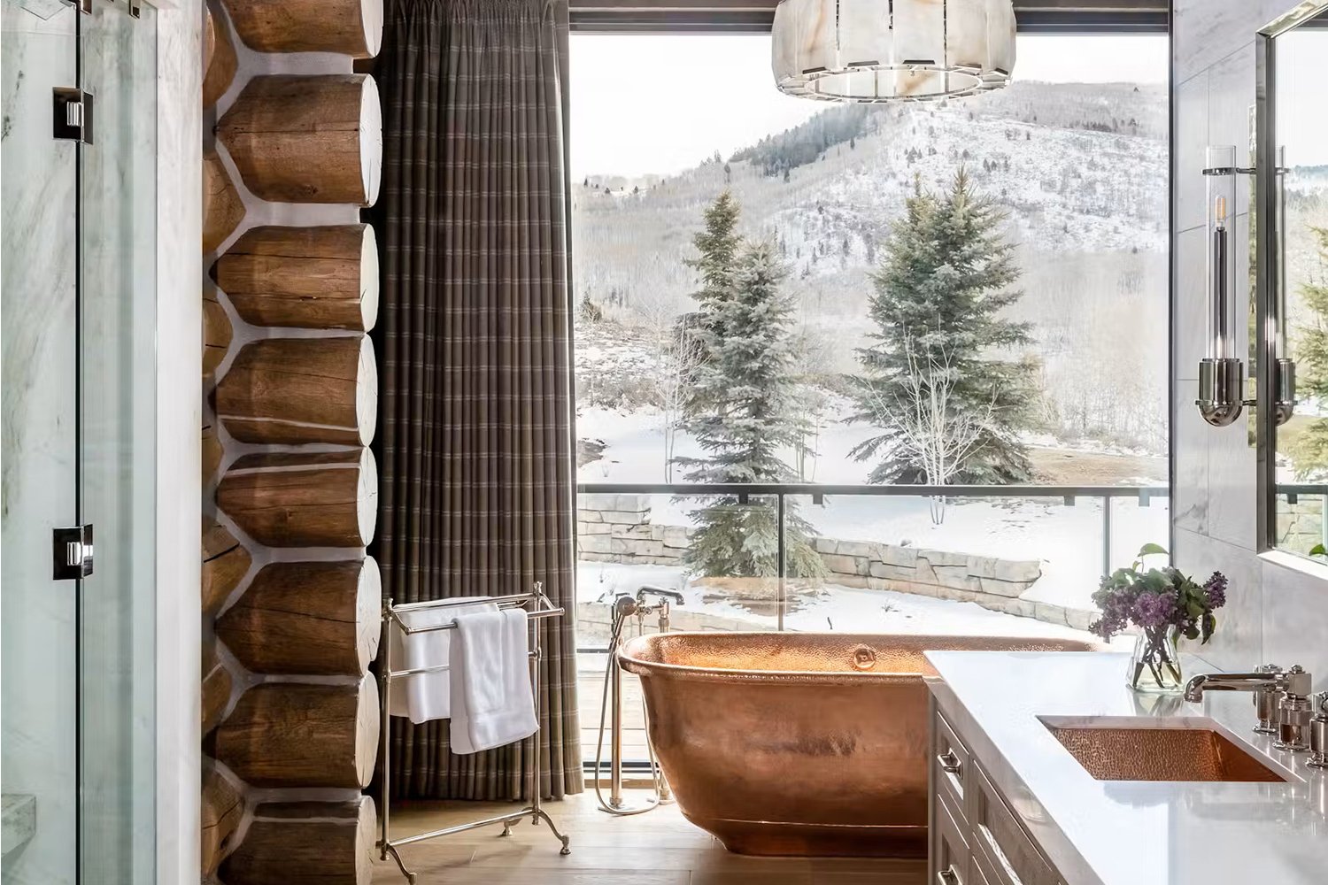 Cabin Bathroom Ideas