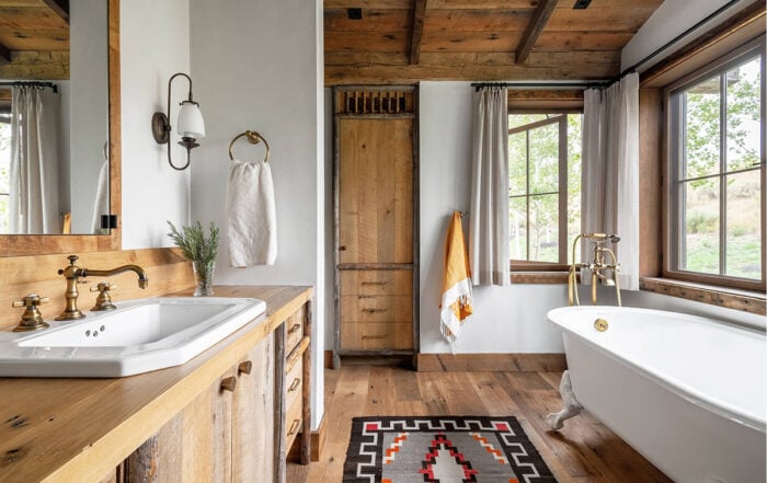 Cabin bathroom ideas