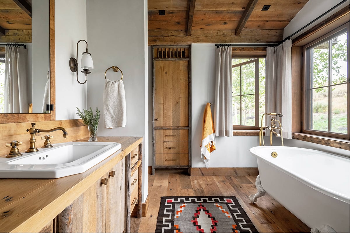 Cabin bathroom ideas