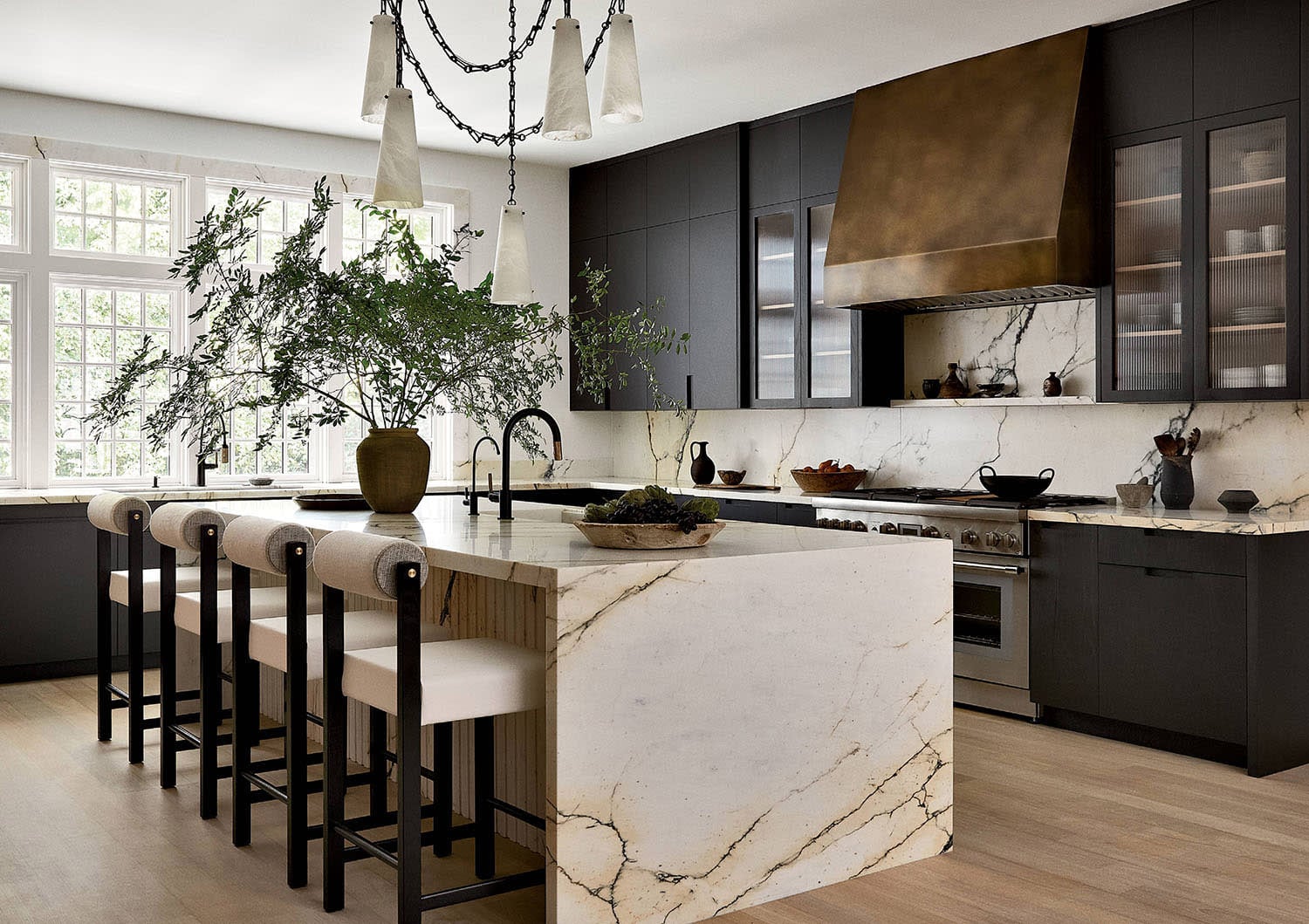 Modern rustic kitchen following NKBA 2026 Kitchen Trends Report with organic accents.