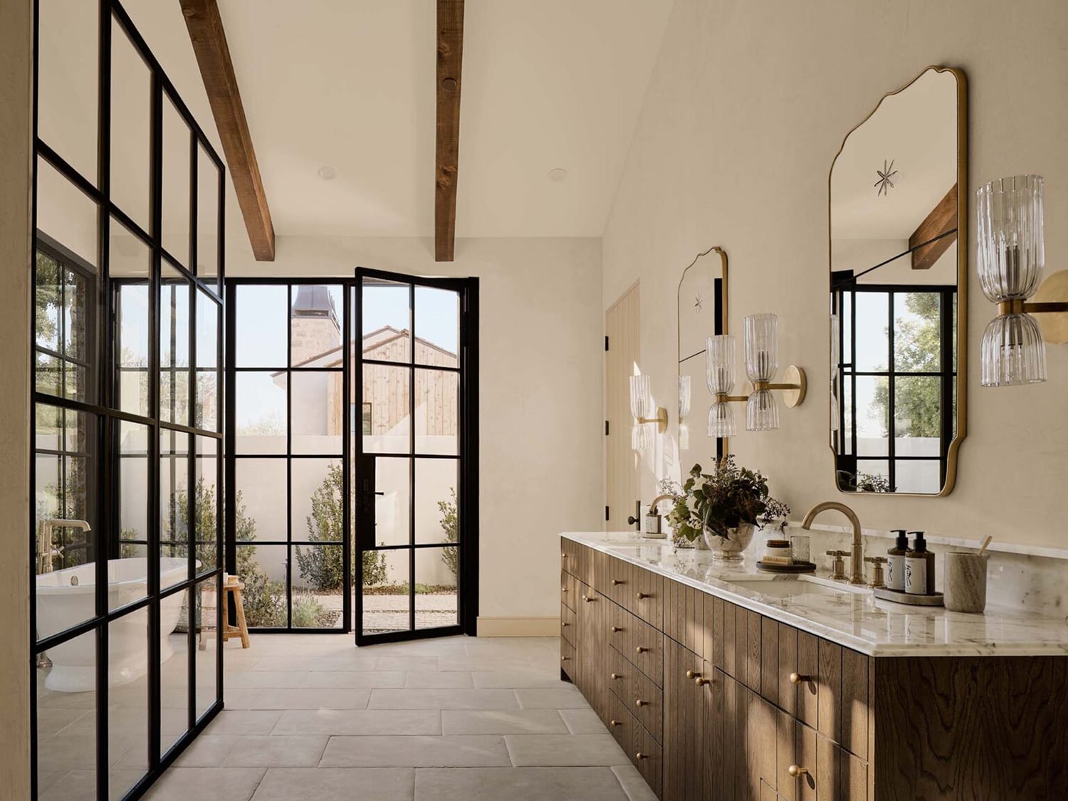 Rustic Luxe Bathroom