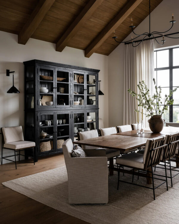 Stunning Modern Scandinavian Rustic Dining Room Ideas image