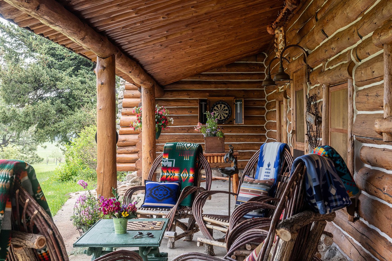 log-home-front-porch Log Home Front Porch
