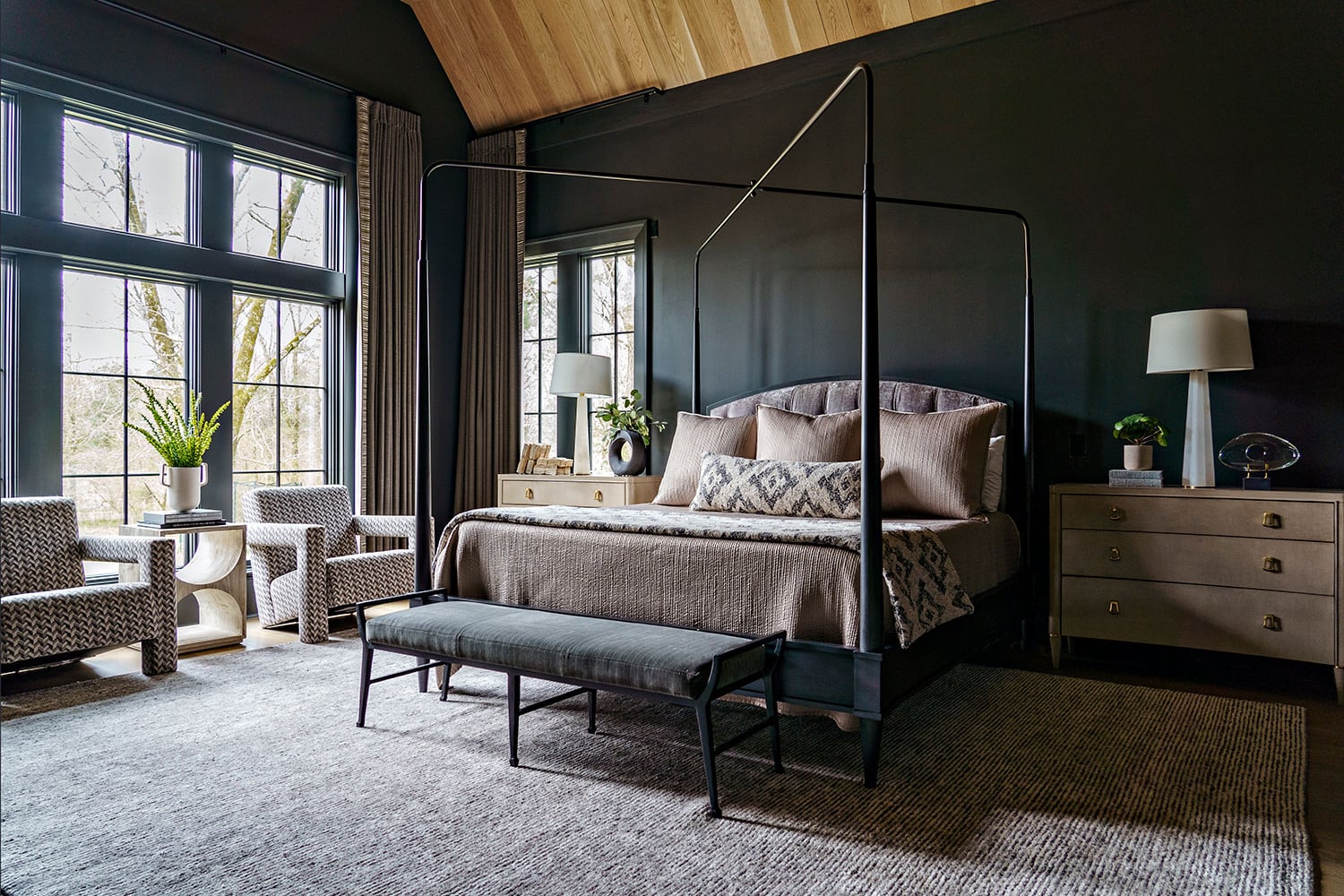 Dark & Moody Bedroom