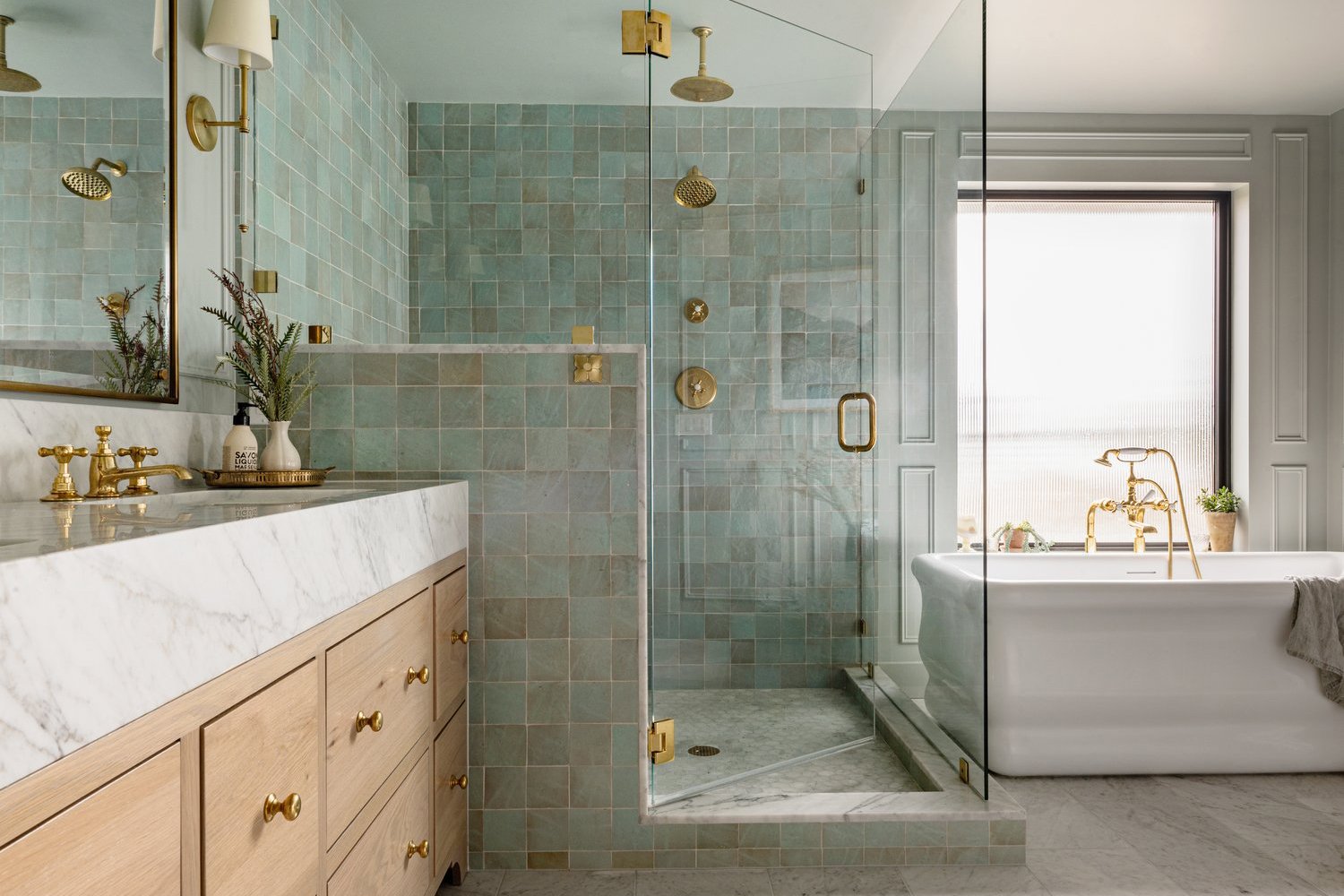 light-green-bathroom-tiles Light Green Bathroom Tiles