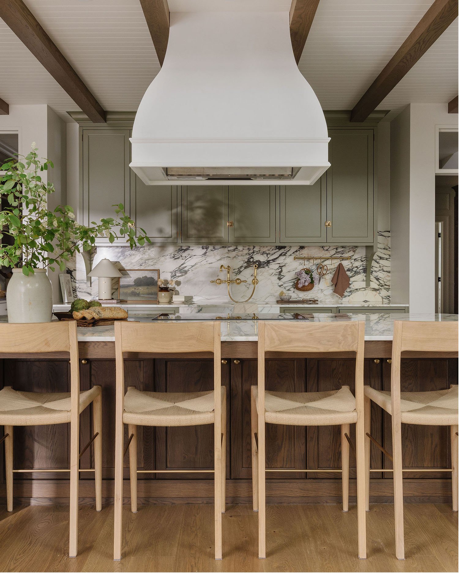 Light Olive Green Cabinets