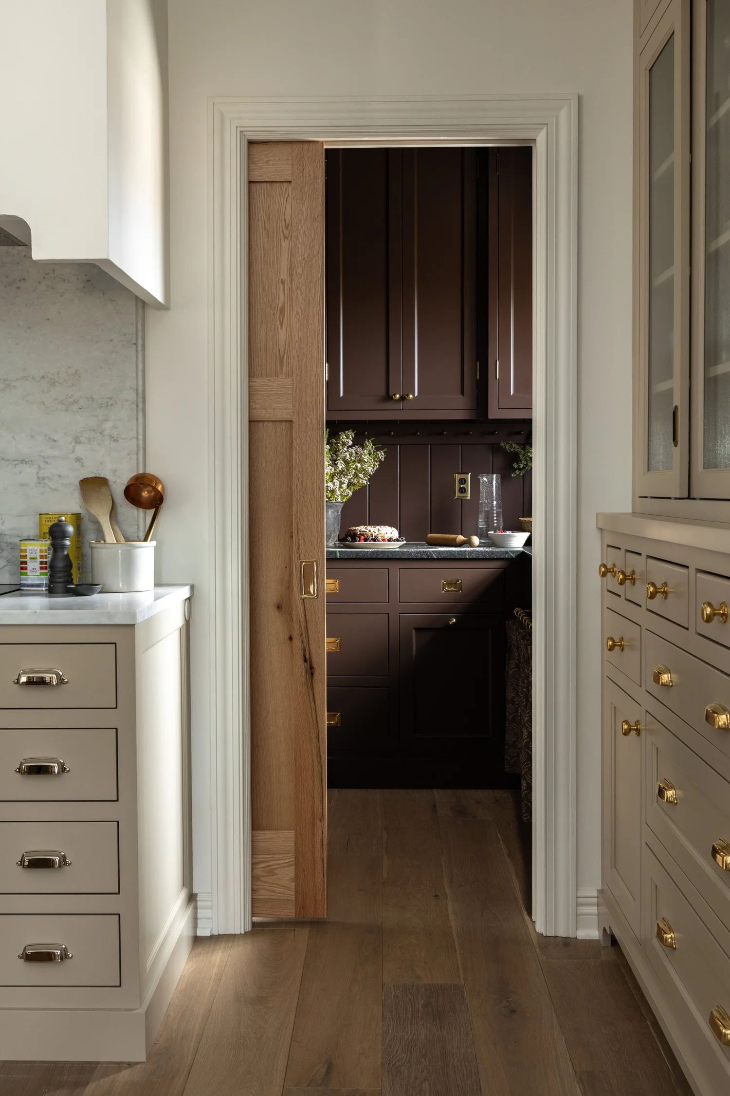 Taupe Cabinetry