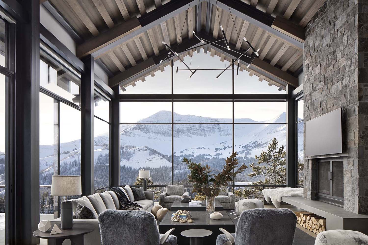 Framing the View in a Mountain Home