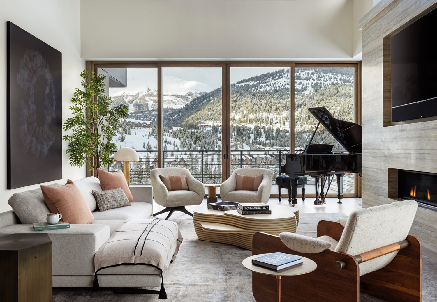 How to Decorate a Mountain Home Living Room