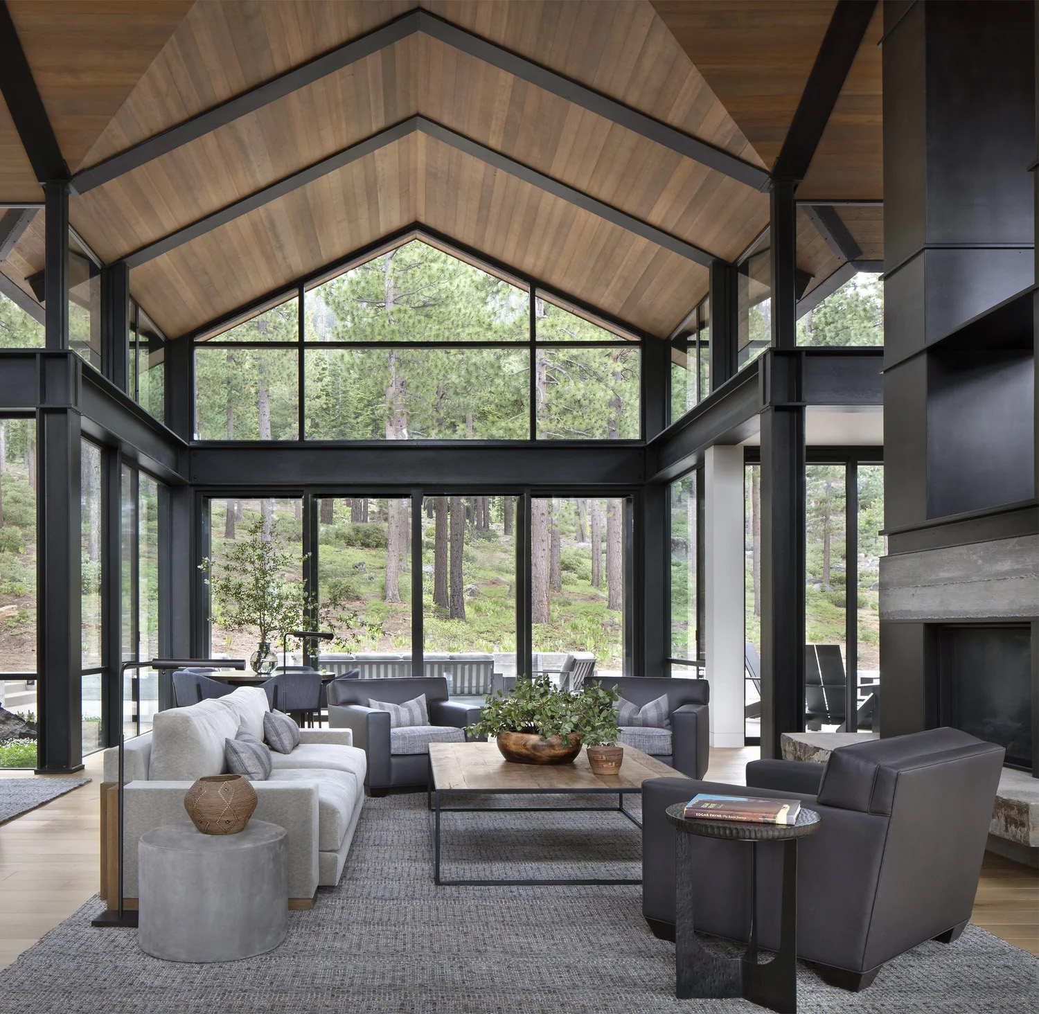 Modern Mountain Ski Home Great Room